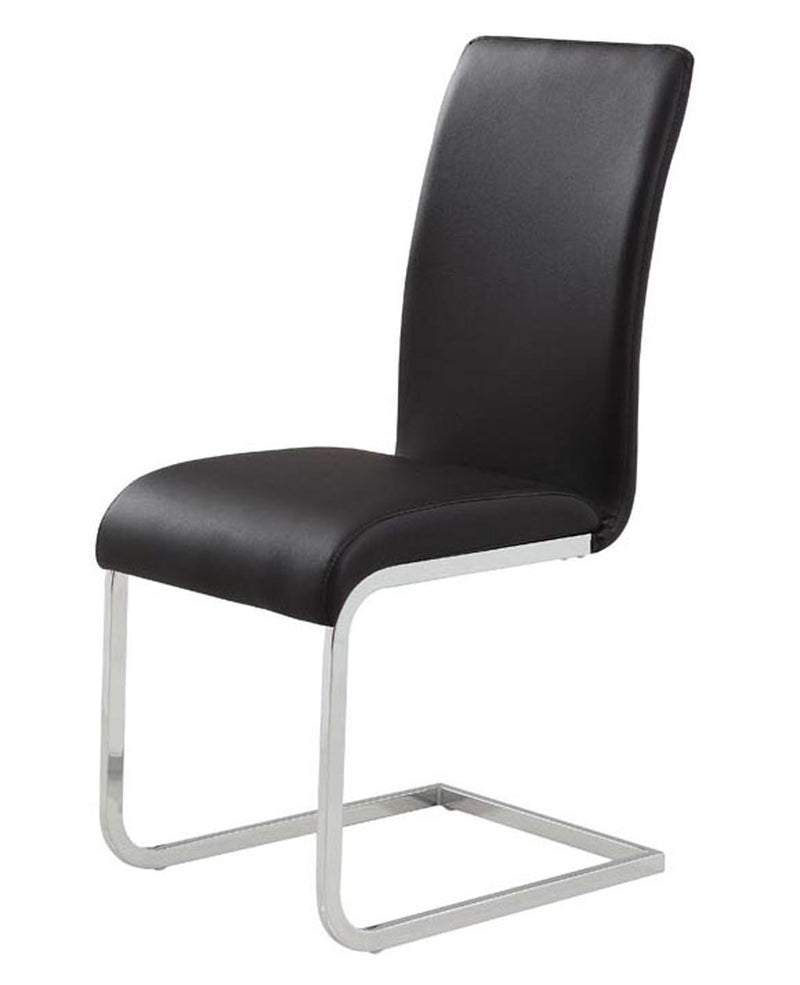 Zeena Side Chair, set of 2, in Black - sydneysfurniture
