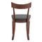 Onic Side Chair, set of 2, in Walnut & Grey - sydneysfurniture