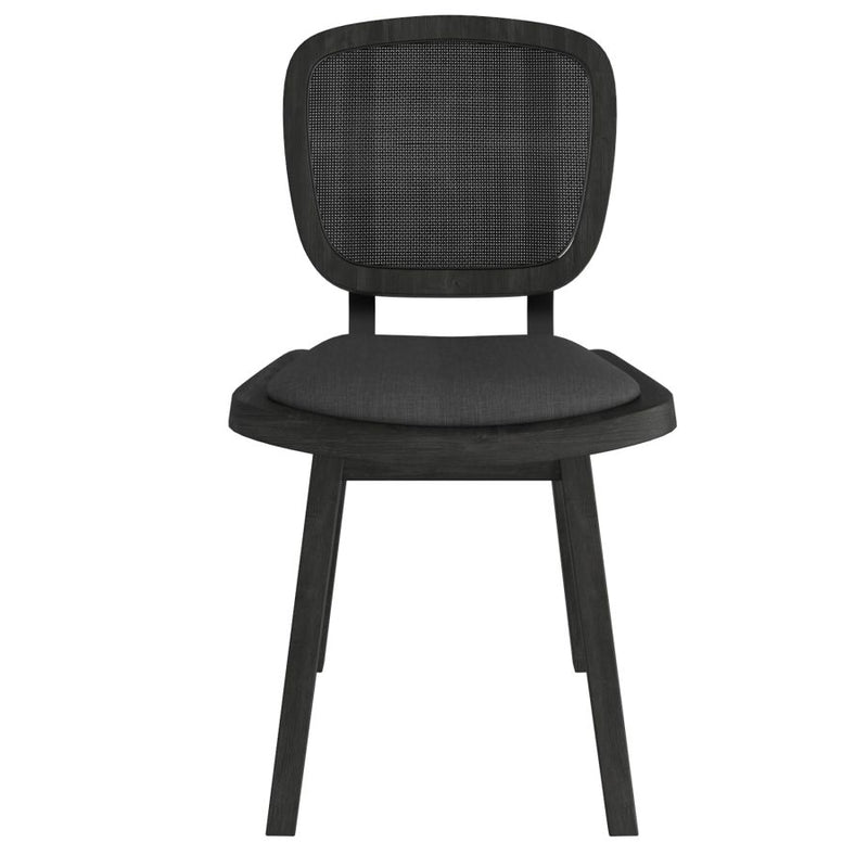 Aster Side Chair, Set of 2, in Charcoal