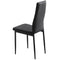County Side Chair, set of 6, in Black, 6pk - sydneysfurniture