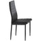 County Side Chair, set of 6, in Black, 6pk - sydneysfurniture