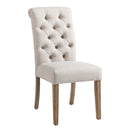 Mila Side Chair, set of 2, in Beige - sydneysfurniture