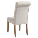 Mila Side Chair, set of 2, in Beige - sydneysfurniture