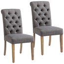 Mila Side Chair, set of 2, in Grey - sydneysfurniture