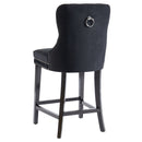 Roxy 26'' Counter Stool, set of 2, in Black - sydneysfurniture