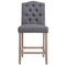 Lucius 26'' Counter Stool, set of 2, in Grey - sydneysfurniture