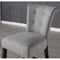 Velma 26'' Counter Stool, set of 2, in Grey with Coffee Legs - sydneysfurniture