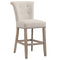 Velma 26'' Counter Stool, set of 2, in Beige with Vintage Oak Legs - sydneysfurniture