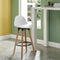 Dia 26'' Counter Stool, set of 2, in White - sydneysfurniture