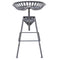 Track Adjustable Stool in Gunmetal - sydneysfurniture