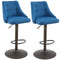 Tyson Air Lift Stool, set of 2 in Blue