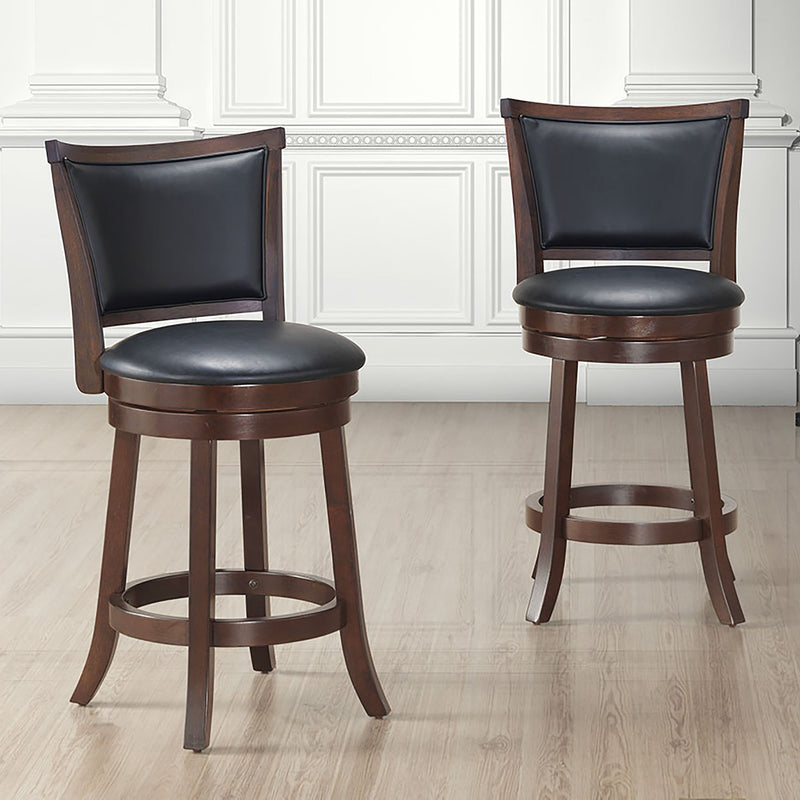 Ron 26'' Counter Stool, set of 2, in Coffee - sydneysfurniture