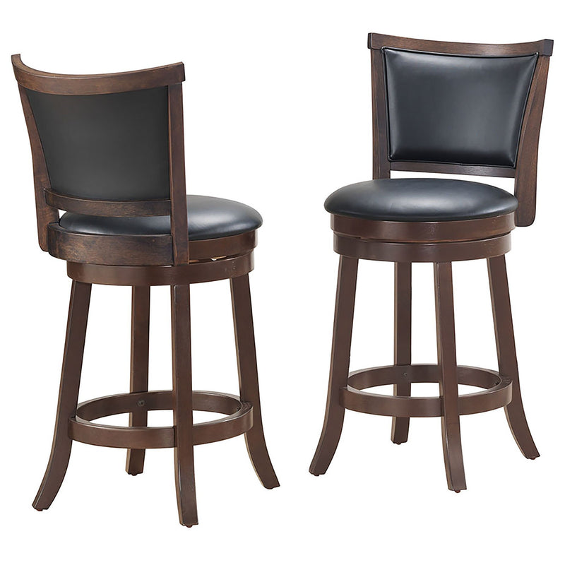 Ron 26'' Counter Stool, set of 2, in Coffee - sydneysfurniture