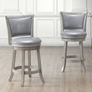 Ron 26'' Counter Stool, set of 2, in Grey - sydneysfurniture