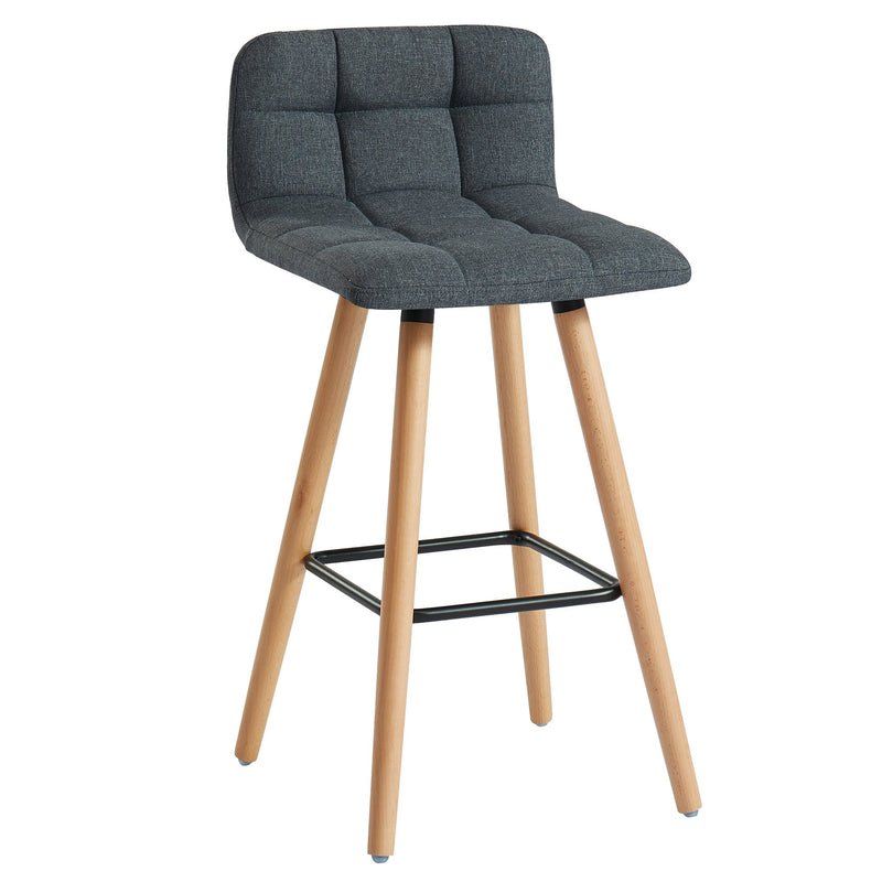 Revon 26'' Counter Stool, set of 2, in Charcoal - sydneysfurniture