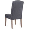 Ashland/Lucian 7pc Dining Set in Grey with Grey Chair