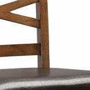 [ 2306 Double Cross Back Dining Table With 4 Chairs + Bench ] - Custom Furniture Manufacturer Brampton, Toronto, Vaughan, Mississauga, Ontario, Oakville, Hamilton