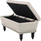 Connie Tufted Storage Upholstered Ottoman - Furniture Warehouse Brampton