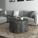 Eva Coffee Table in Distressed Grey - sydneysfurniture