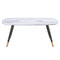Ray Rectangular Coffee Table in White