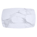 Ray Rectangular Coffee Table in White