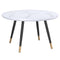 Ray Round Coffee Table in White