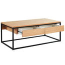 Lancelot Coffee Table in Oak - sydneysfurniture