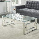 Rose Coffee Table in Silver - sydneysfurniture