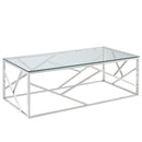 June Coffee Table in Silver - sydneysfurniture