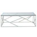 June Coffee Table in Silver - sydneysfurniture