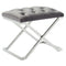 Arno Bench in Grey/Silver