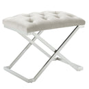 Arno Bench in Ivory/Silver