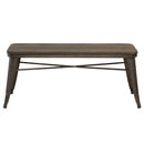 Indus Bench in Gunmetal - sydneysfurniture