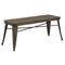 Indus Bench in Gunmetal - sydneysfurniture