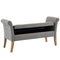 Alice Storage Bench in Grey - sydneysfurniture