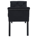 Vici Bench in Black - sydneysfurniture