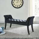 Vici Bench in Black - sydneysfurniture