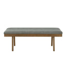 Paul Bench in Grey/Washed Grey Legs - sydneysfurniture