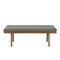 Paul Bench in Grey/Washed Grey Legs - sydneysfurniture