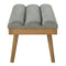 Paul Bench in Grey/Washed Grey Legs - sydneysfurniture