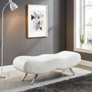 Stealth Bench in White - sydneysfurniture