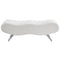 Stealth Bench in White - sydneysfurniture