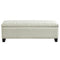 Paige Rectangular Storage Ottoman in Beige - sydneysfurniture