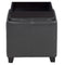 Atom II Square Storage Ottoman in Grey - sydneysfurniture