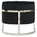 Round Velvet Chair - Furniture Warehouse Brampton