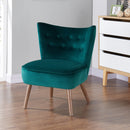 Ella Accent Chair in Green - sydneysfurniture