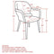 Mira Accent & Dining Chair in Blue - sydneysfurniture