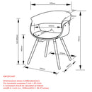 Volt Accent & Dining Chair in Grey - sydneysfurniture