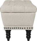 Connie Tufted Storage Upholstered Ottoman - Furniture Warehouse Brampton