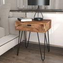 Jayda Accent Table in Natural Burnt - sydneysfurniture